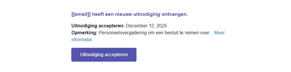 Campagne Q3 2026 verstuurd. Phishing via Uitnodiging accepteren? Controleer eerst!