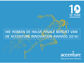 ThreadStone doorgedrongen tot halve finales van de Accenture Innovation Awards!!